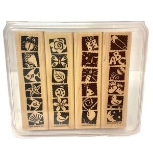 Stampin’ Up! “Bold & Bright” Rubber Stamp Set (2000)